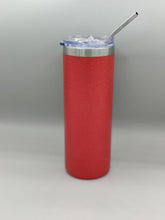 Load image into Gallery viewer, 20 oz. Red Glitter Tumbler-Valentines Gift Package
